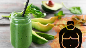Batido de espinacas y aguacate